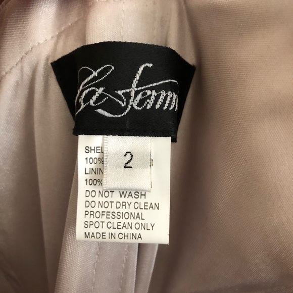 NEW La Femme One Shoulder Dress - Picture 7 of 7